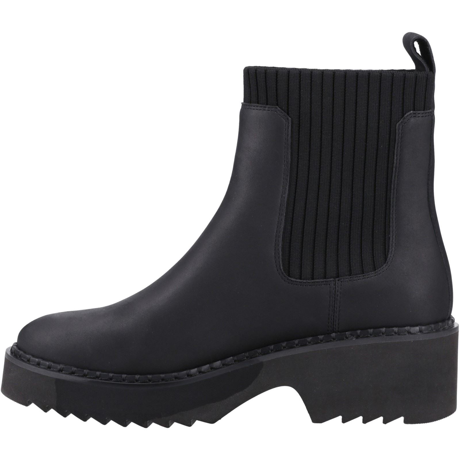 TOMS Millie Bottines À Talons Noires En Cuir Pour Femmes