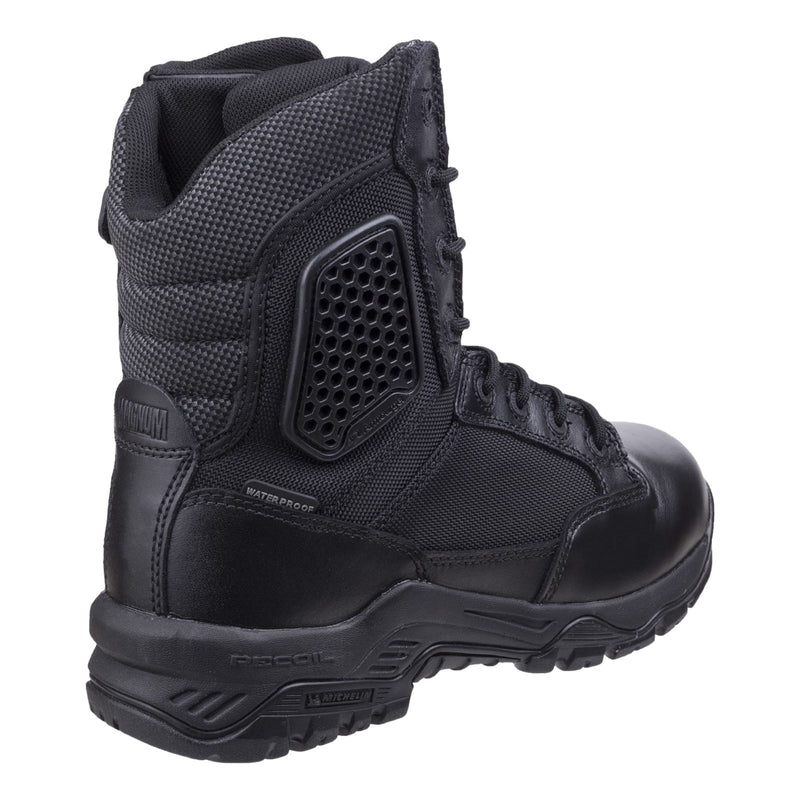 Magnum  Bottes De Sécurité En Cuir Noir À Fermeture Éclair Latérale Strike Force 8.0 Wp