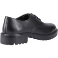Hush Puppies Aubrey Lace Up Snr Chaussures Noires Derby En Cuir Pour Filles