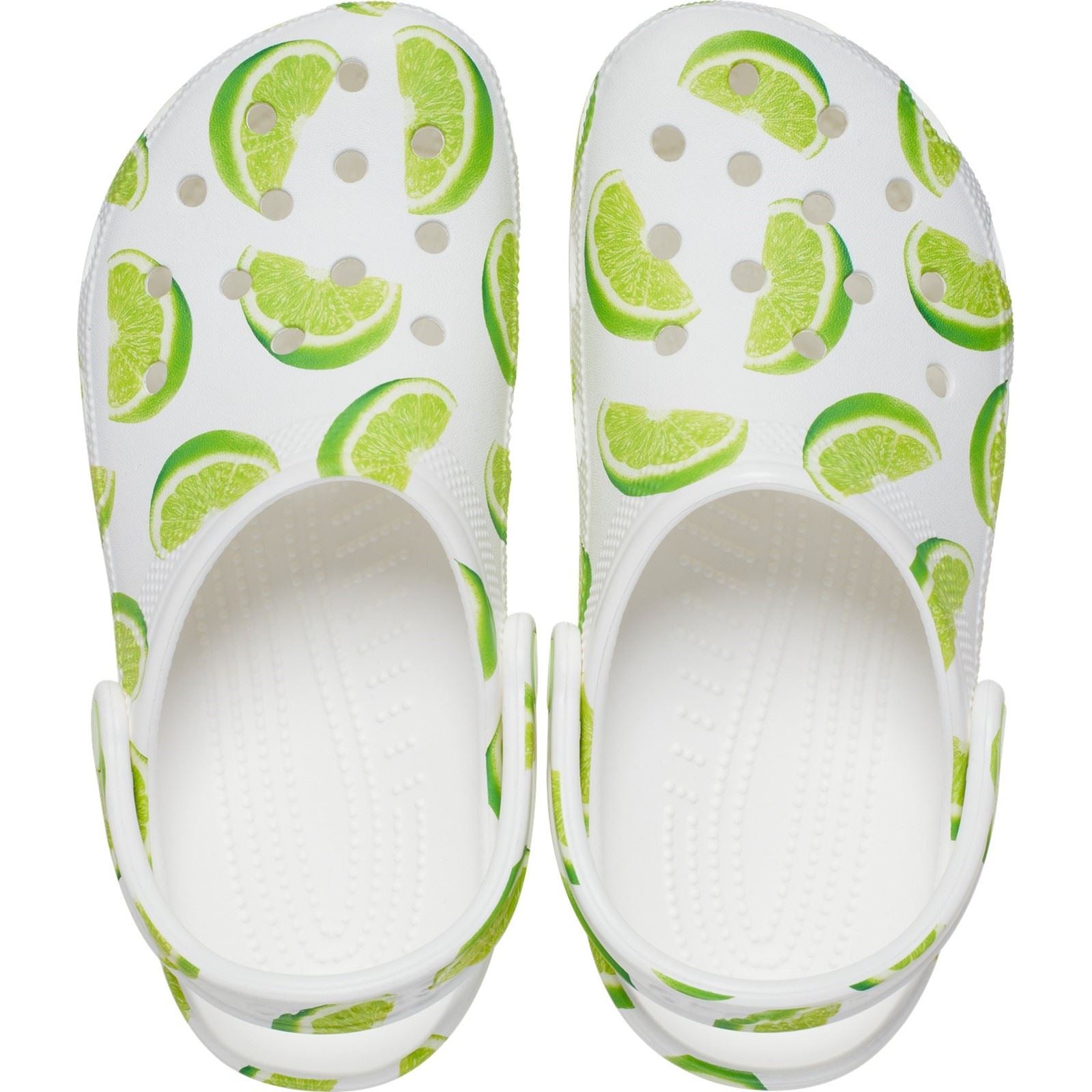 Crocs Classic Graphic Sabots En Lime Eva Pour Femmes