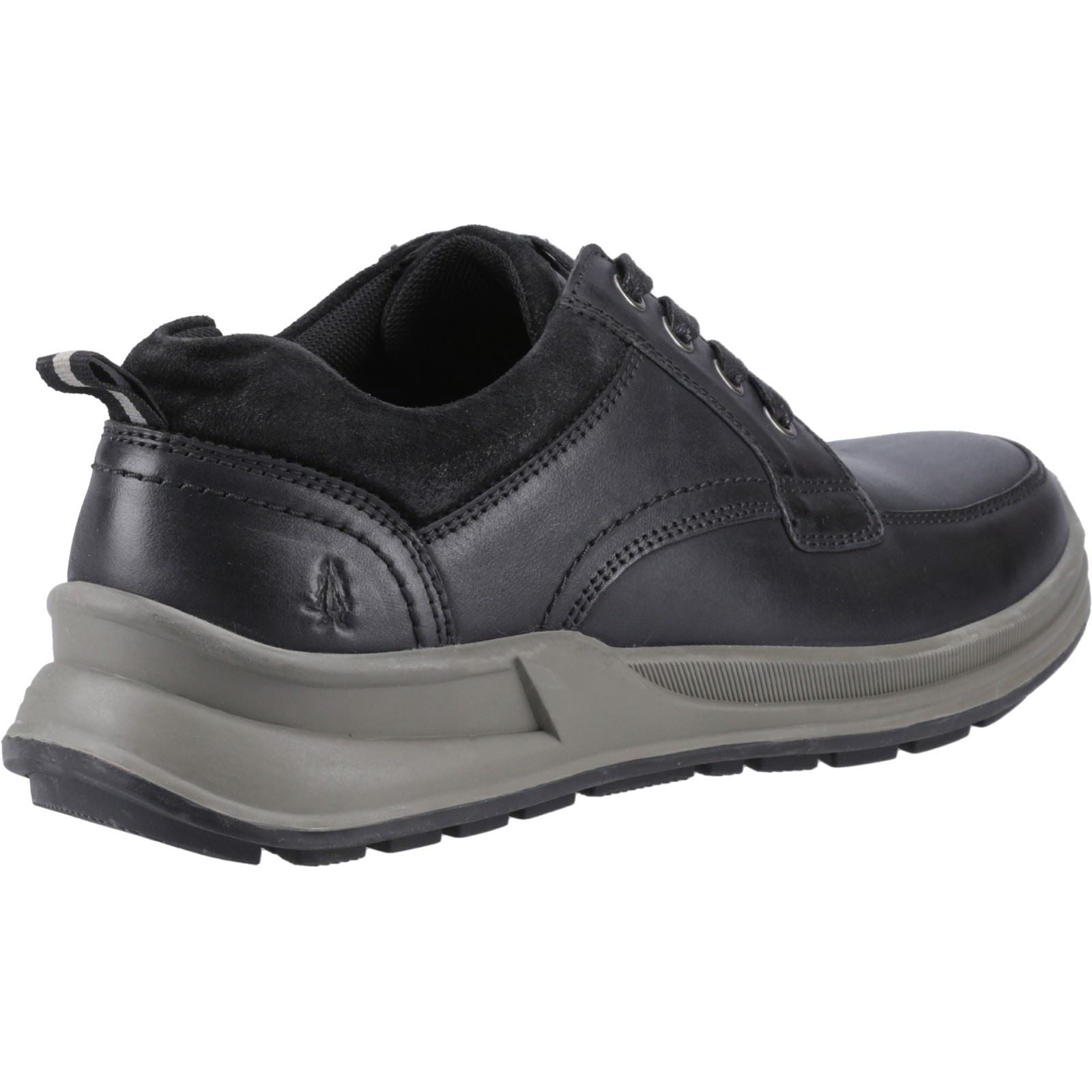 Hush Puppies Adam Chaussures À Lacets En Cuir Nubuck Noir Pour Hommes