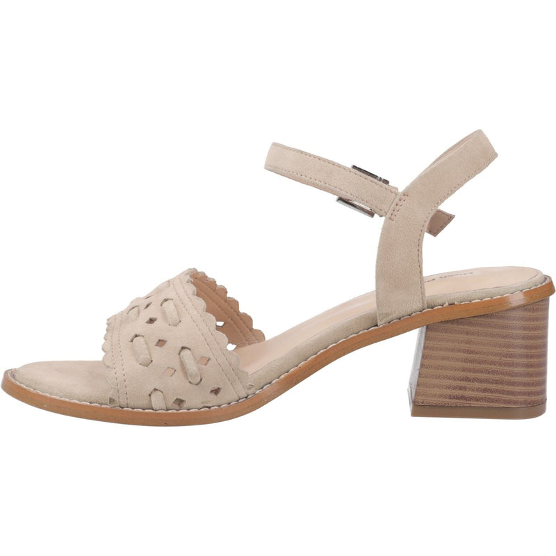 Hush Puppies Lacie Sandales Pour Femme En Daim Taupe.