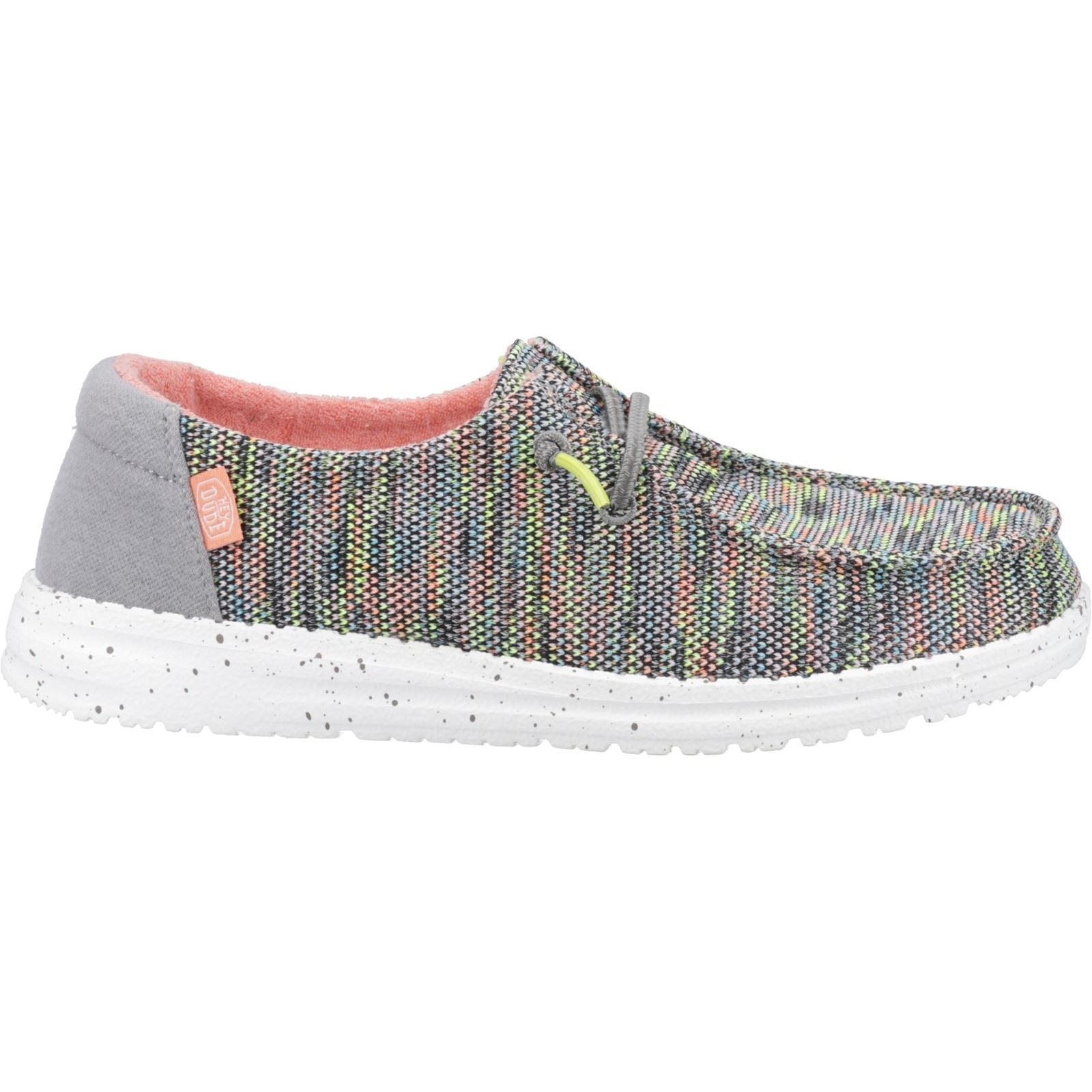 HEYDUDE Wendy Sox Mocassins Rose Paon Pour Femmes