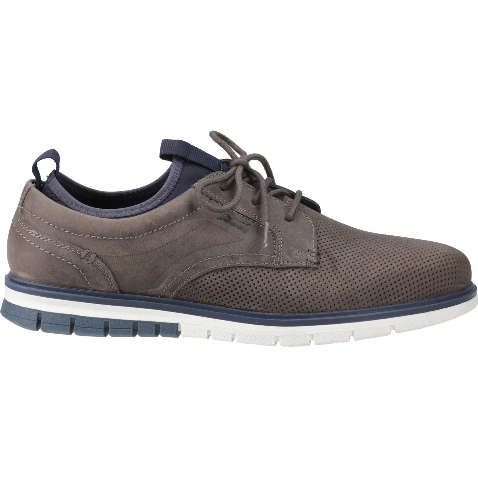 Pod Murphy Chaussures À Lacets Pour Hommes En Cuir Grises