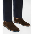 Dune Stanley Chaussures En Cuir Marron À Lacets Pour Homme