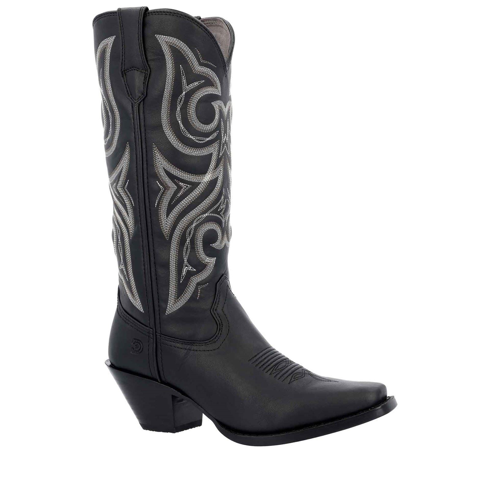 Durango Crush Bottes Femme Noires En Similicuir