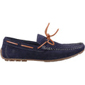 Hush Puppies Reuben Chaussures Bateau En Daim Bleu Marine Pour Hommes