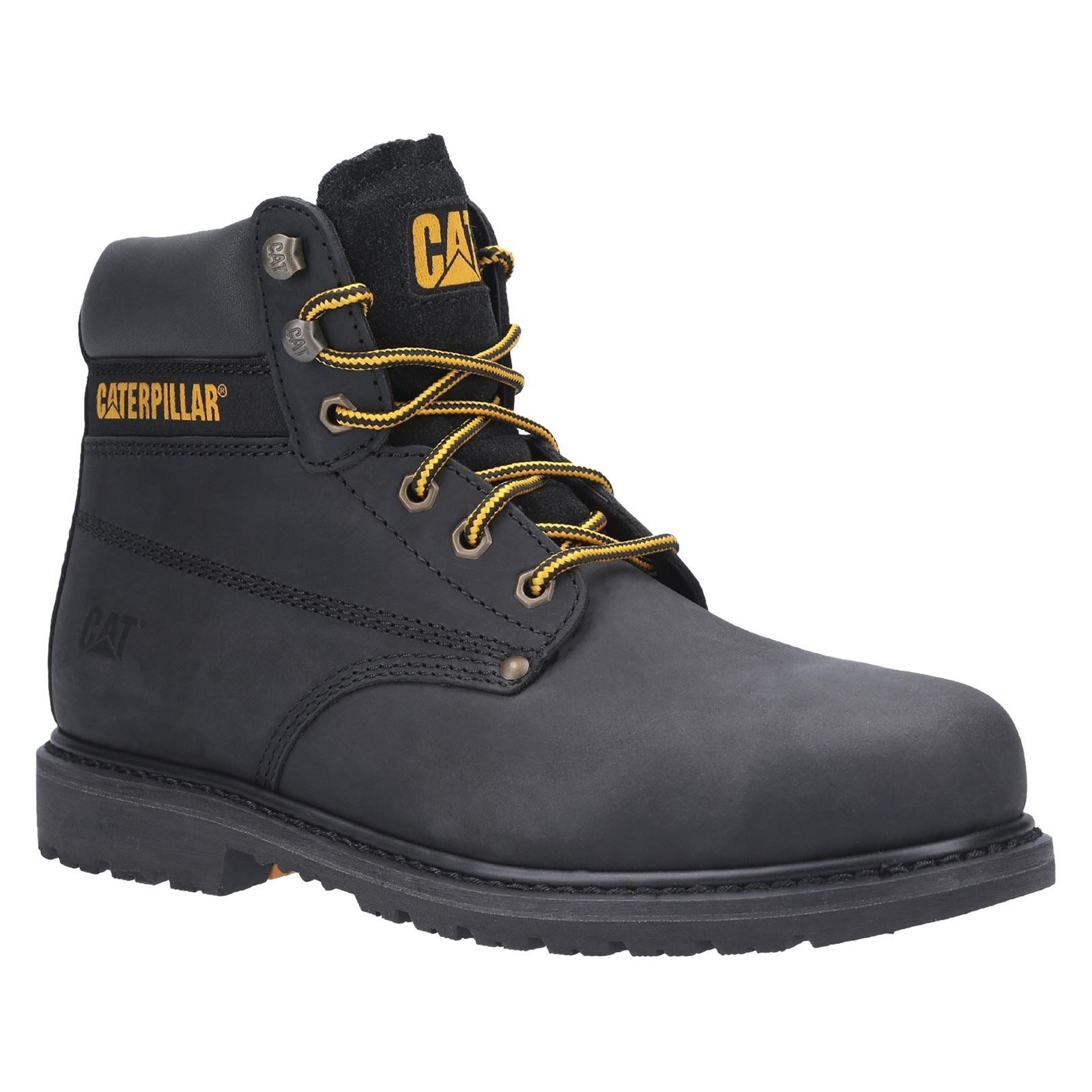 Caterpillar  Bottes De Sécurité Nubuck Noires Powerplant