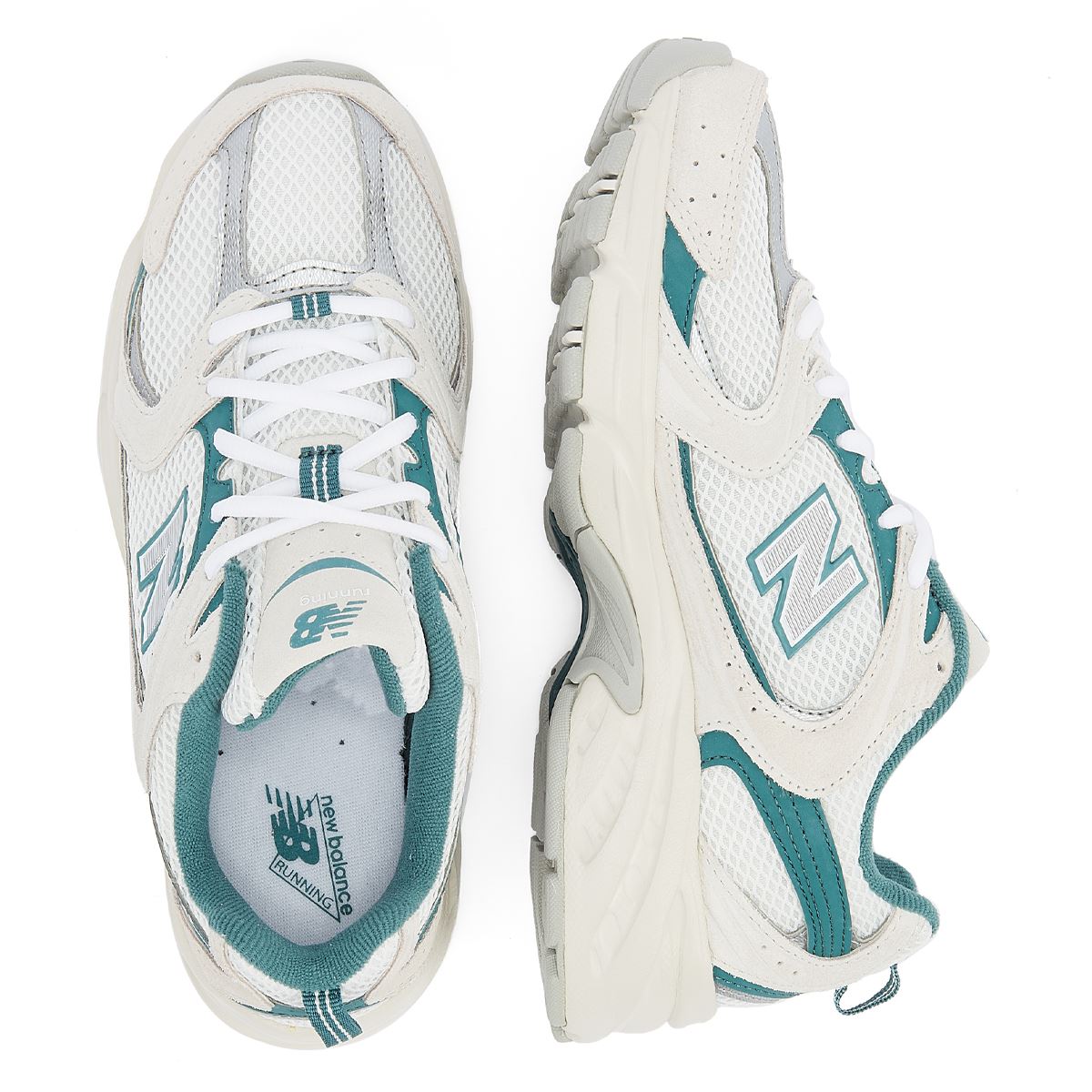 New Balance 530 Baskets Vertes Réfléchissantes