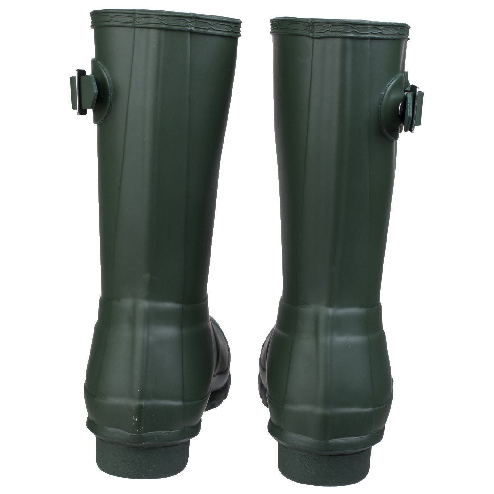 Hunter Original Short Bottes De Pluie En Caoutchouc Pour Femmes De Couleur Verte