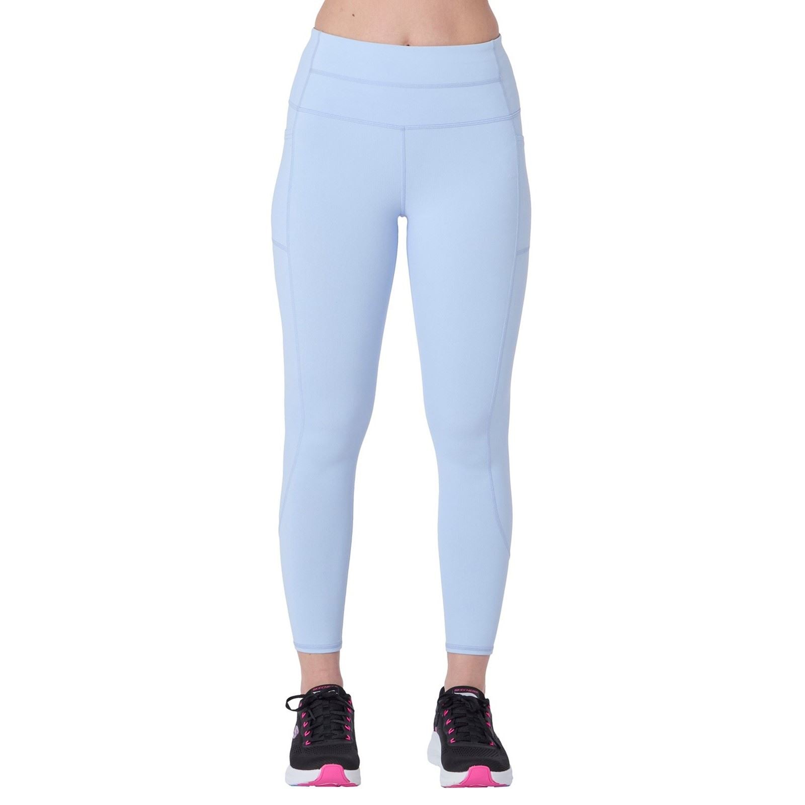 Skechers GOWALK Wear High-Waisted 7/8 Leggings De Sport En Argent Pour Femmes