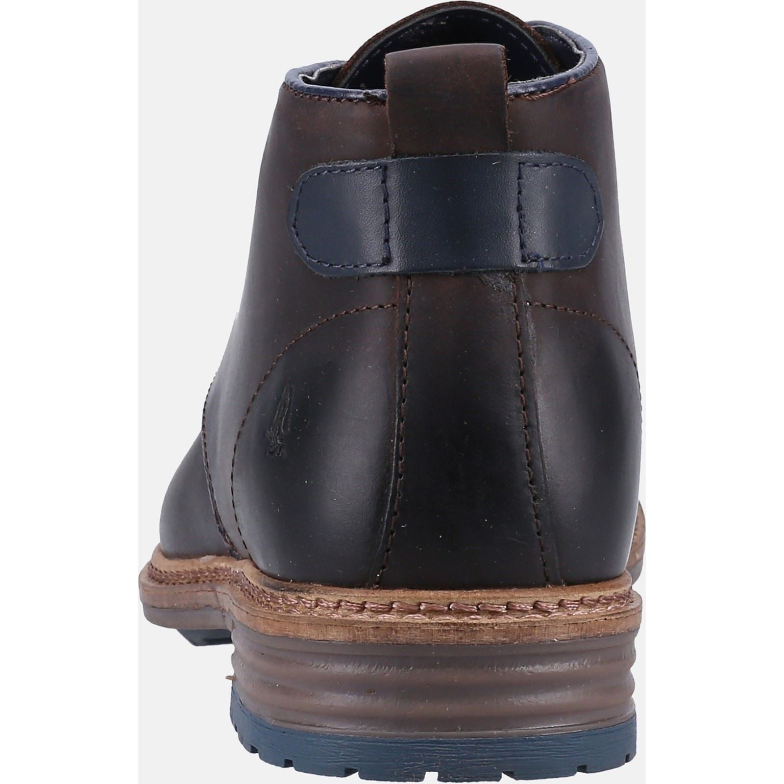 Hush Puppies Jonas Chukka Bottes En Cuir Marron Pour Hommes