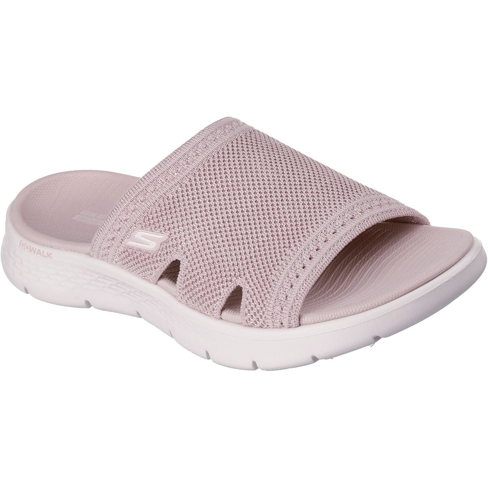 Skechers Go Walk Flex Sandales Blush En Polyester Pour Femmes