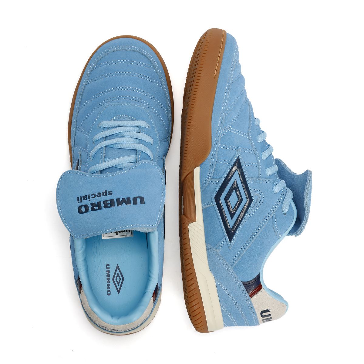 Umbro Speciali TR Baskets Bleues En Suède