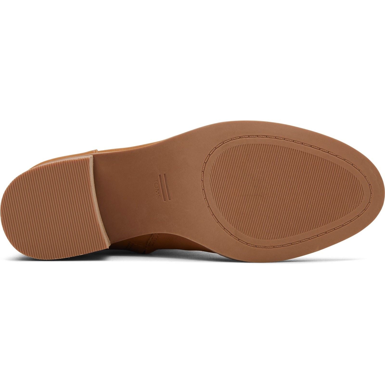 TOMS Evelyn Bottes En Cuir Pour Femmes Couleur Tan