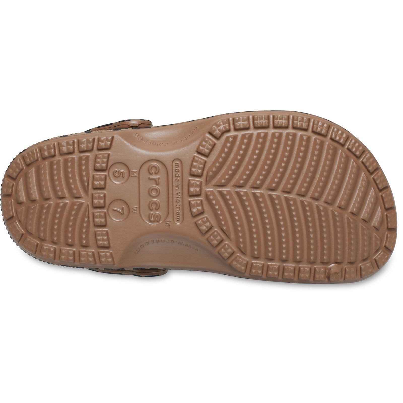 Crocs Classic Animal Sabots Sepia/Leopard En Eva Pour Femmes