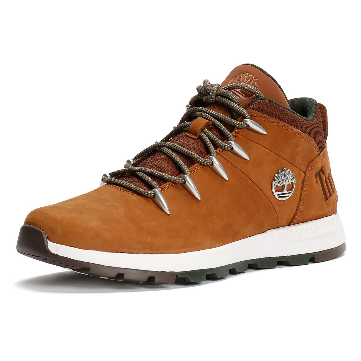 Timberland Sprint Trekker Baskets En Cuir Marron Pour Hommes