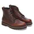 Birkenstock Highwood Lace Mid Bottes En Cuir Marron Pour Hommes