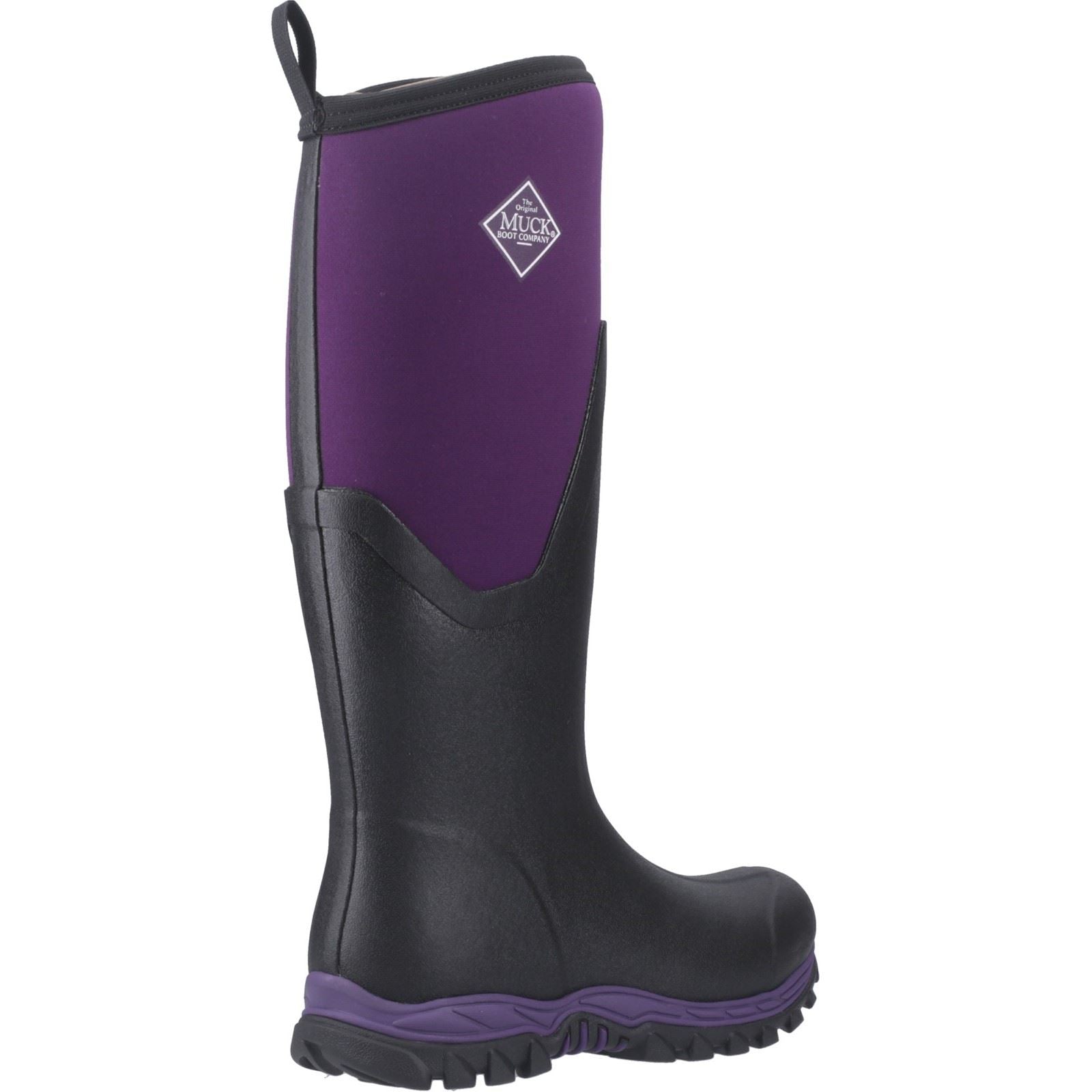 Muck Boots Arctic Sport II Tall Bottes Hautes D'hiver En Caoutchouc Pour Femmes, Noir/acai