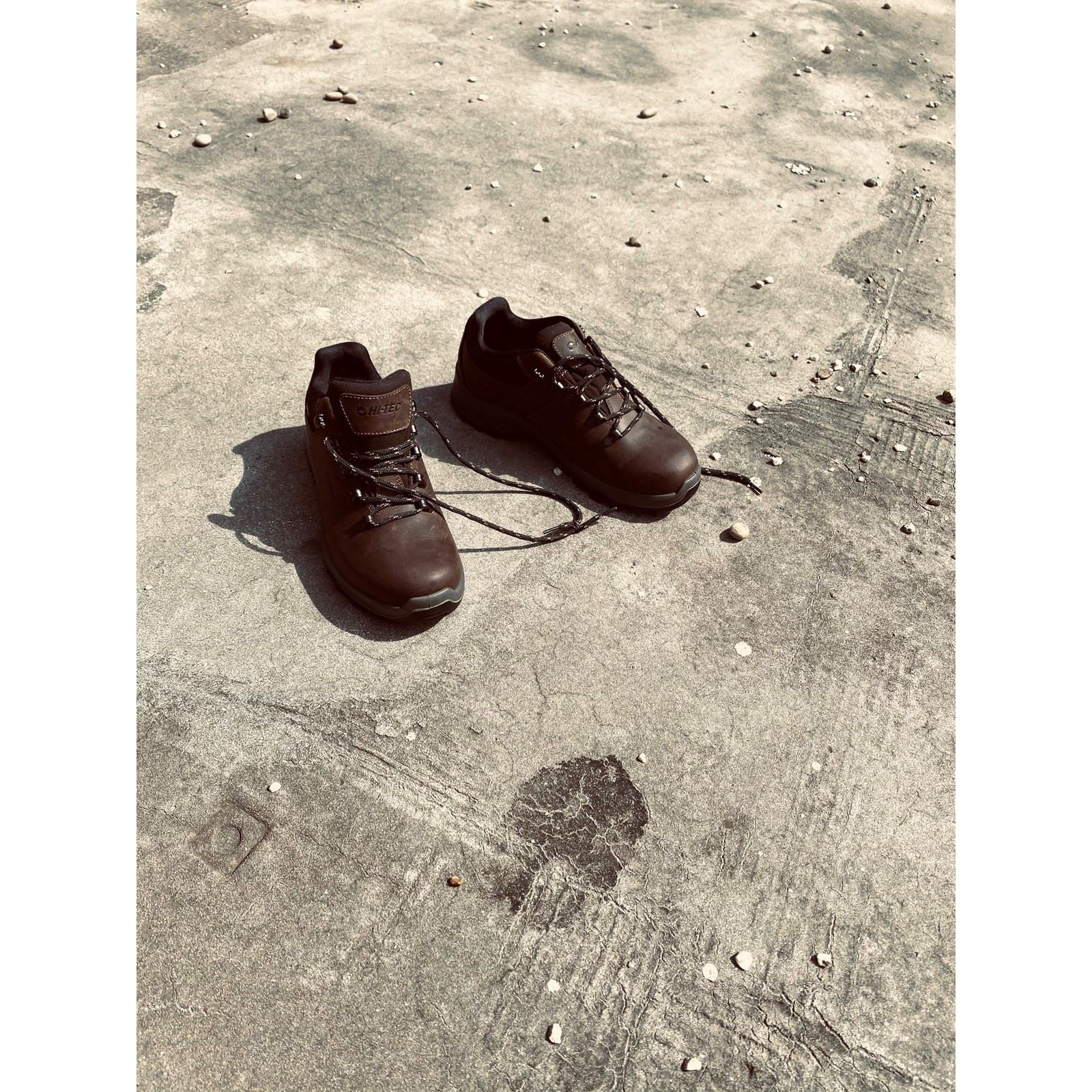 Hi-Tec Walk Lite Camino Ultra Bottes De Randonnée Marron Pour Homme En Cuir