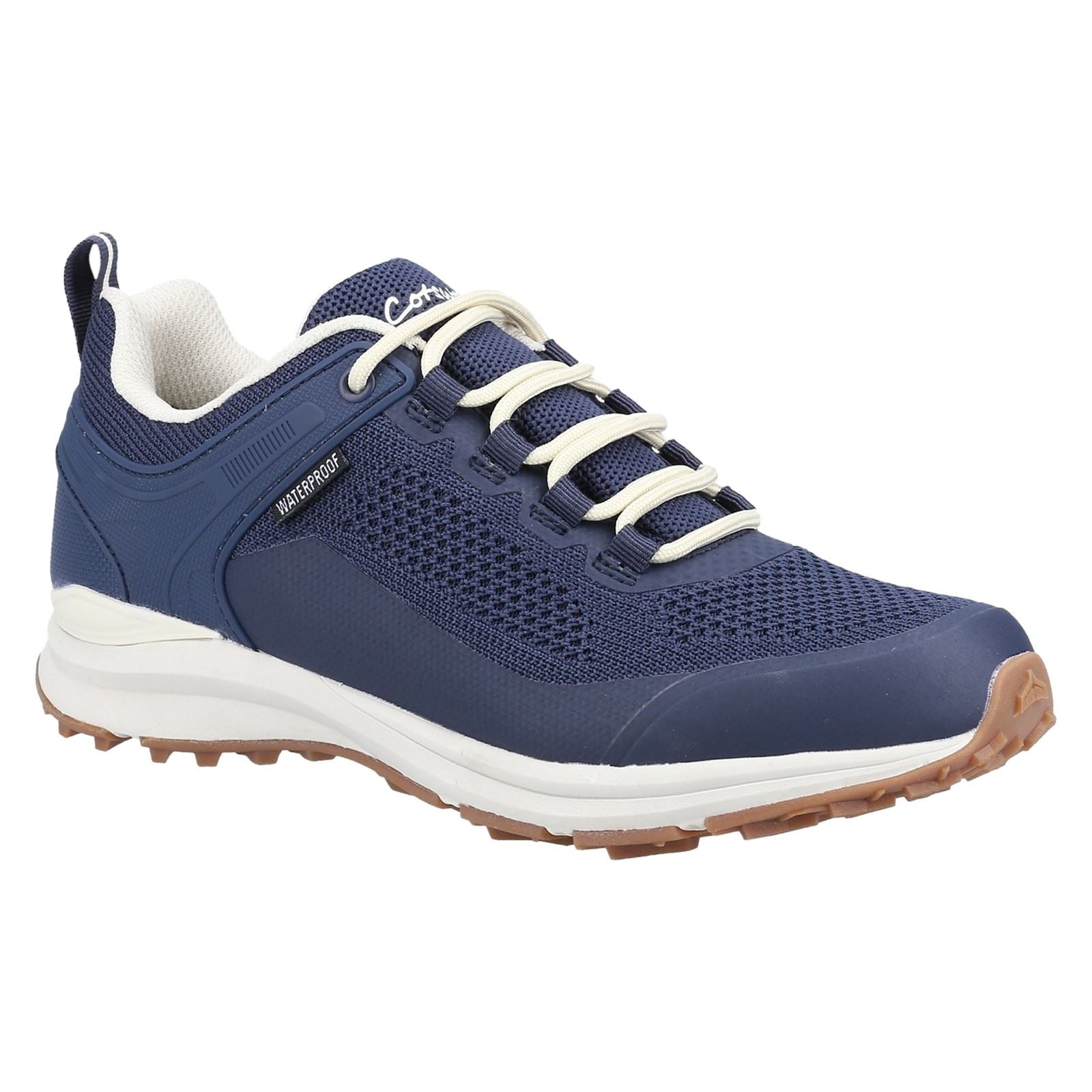 Cotswold Compton Chaussures De Sport Pour Femmes En Plastique Recyclé Et Pu Synthétique De Couleur Marine