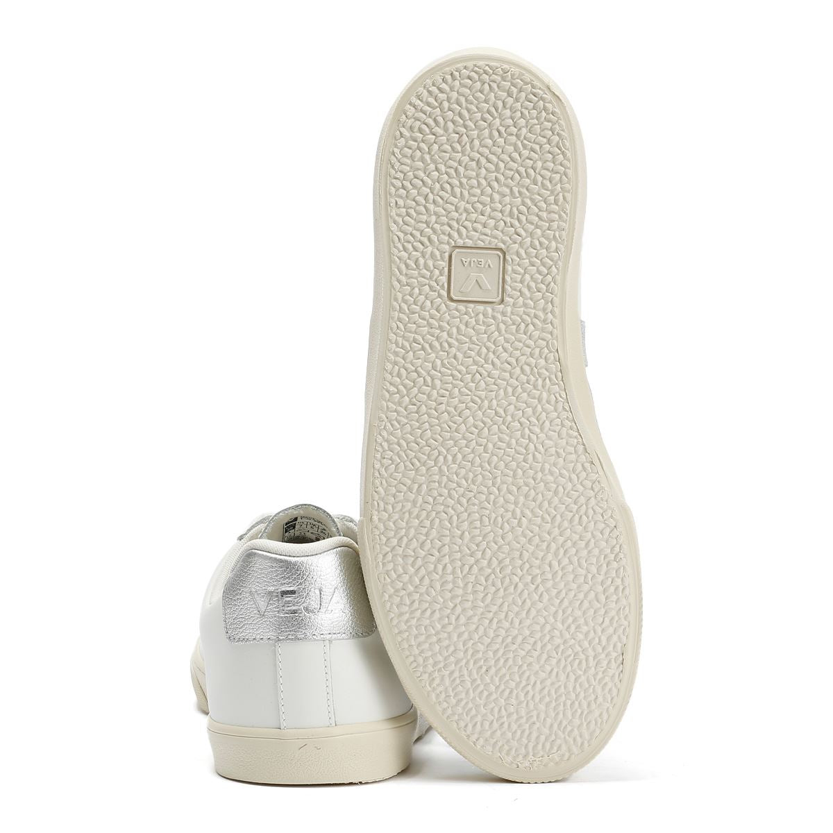 Veja Esplar Baskets Blanches En Cuir Pour Femmes
