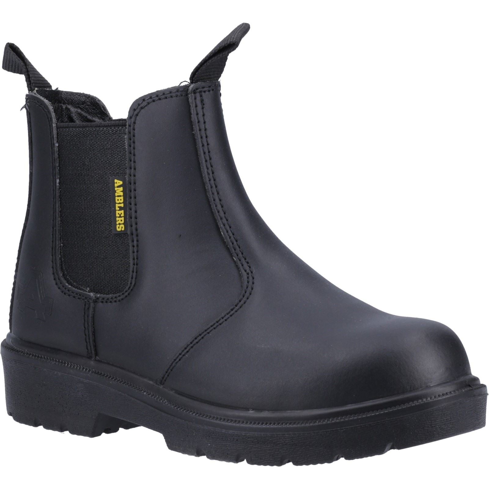Amblers Safety  Bottes De Sécurité En Cuir Noires Fs116