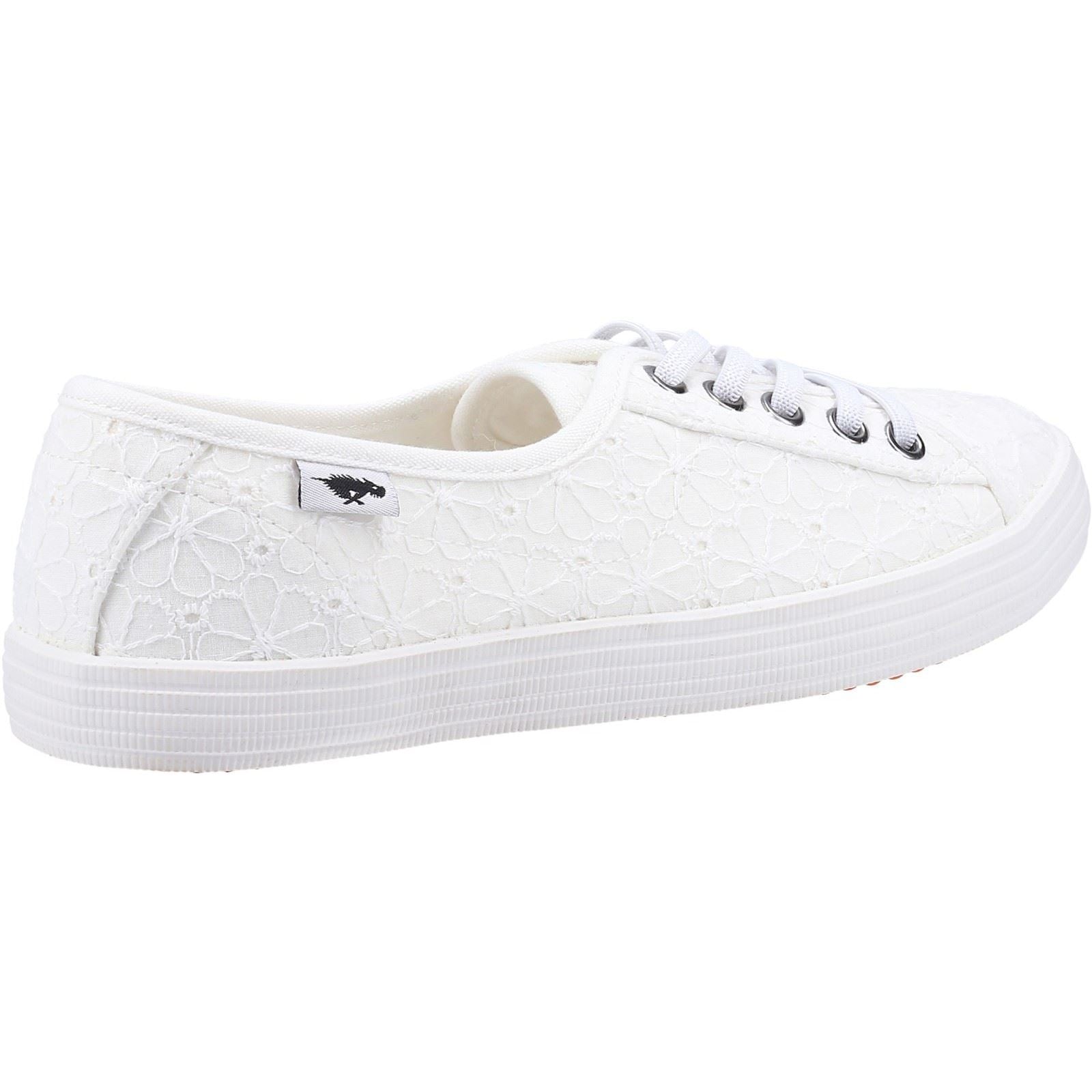 Rocket Dog Chow Chow Sneakers Blancs En Coton Pour Femmes