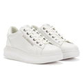 Karl Lagerfeld Kapri NFT Kounter Baskets Blanches En Cuir Pour Femmes