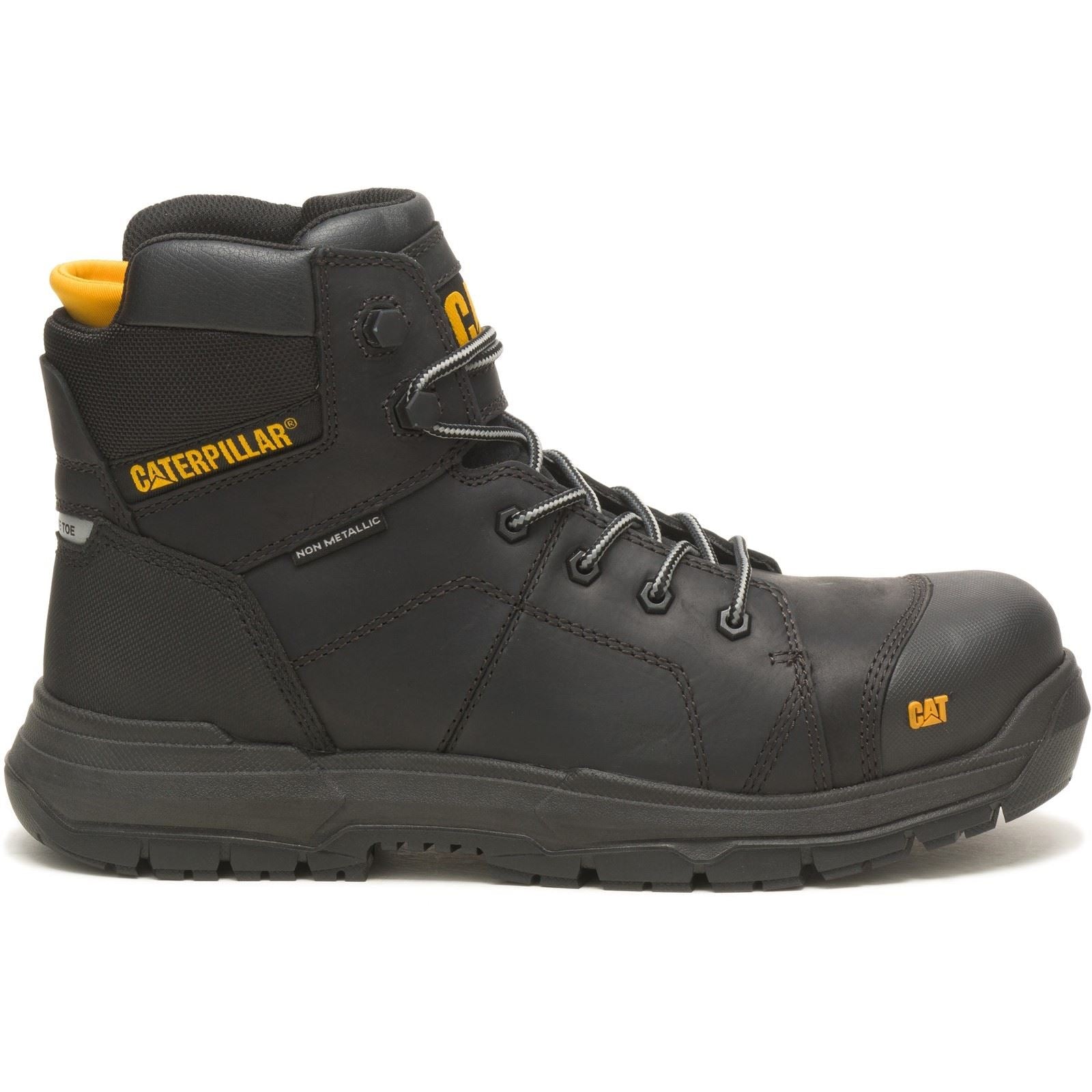 Caterpillar Bottes De Sécurité En Cuir Noir Crossrail 2.0