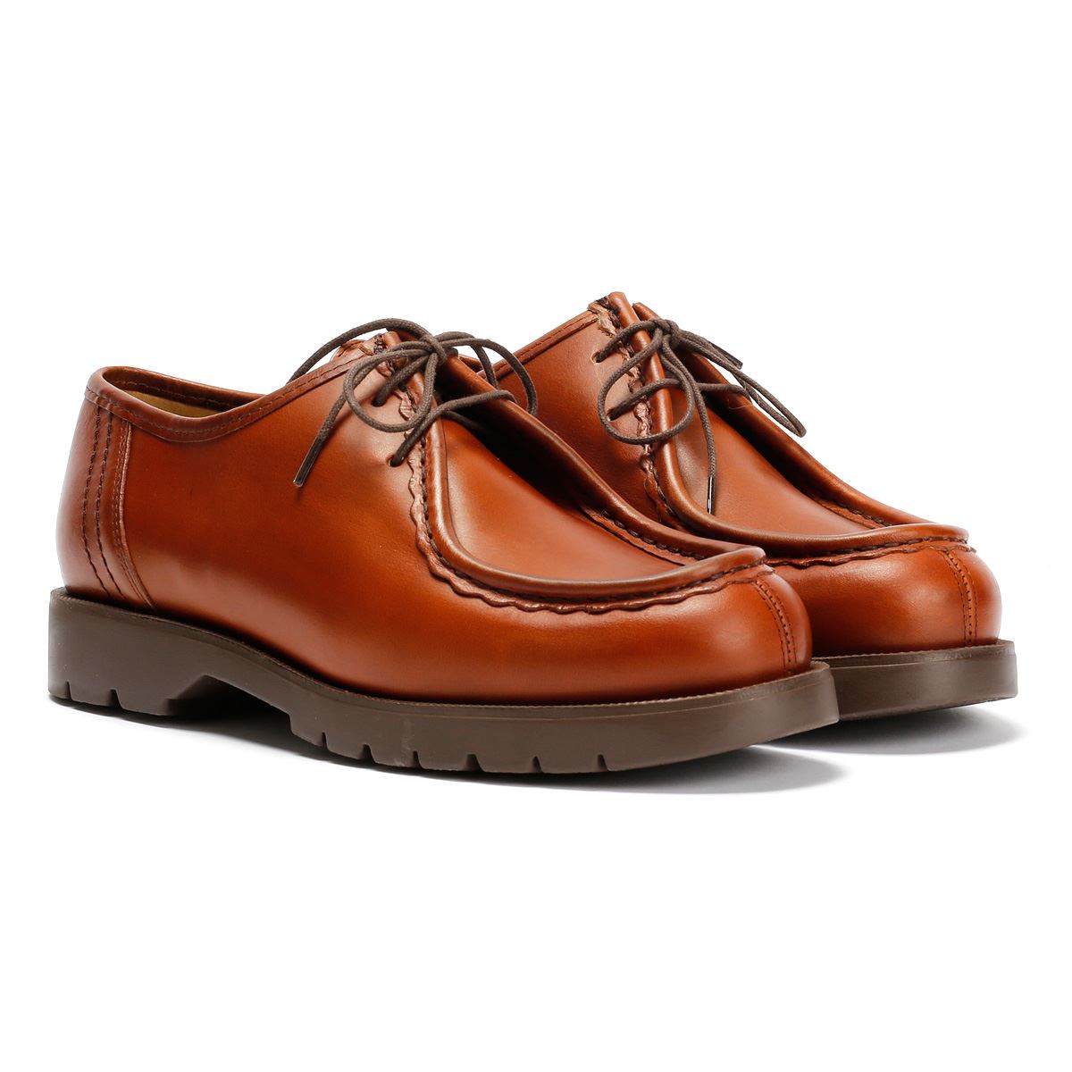 Kleman Padror TH Chaussures en cuir pour hommes couleur cognac