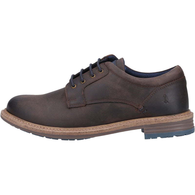 Hush Puppies Julian Chaussures En Cuir Marron À Lacets Pour Homme