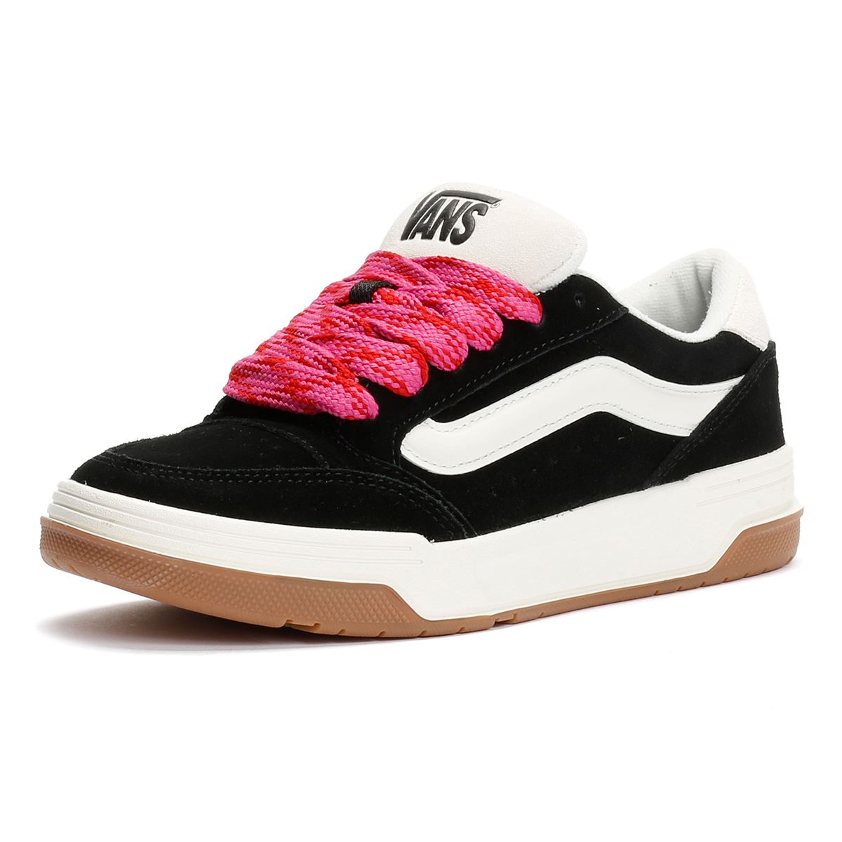 Vans Hylane Oversized Lace Baskets Noires Pour Femmes