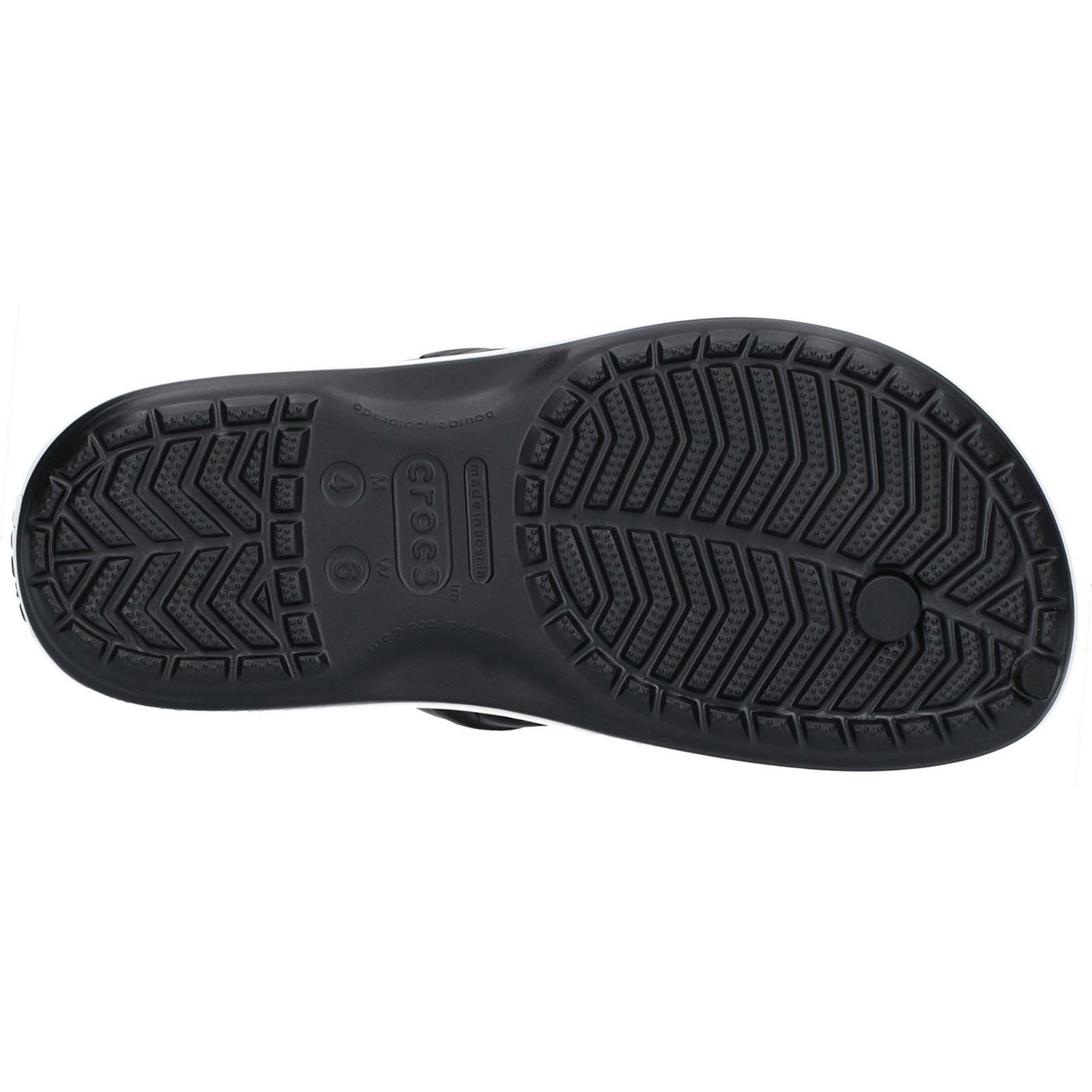Crocs Crocband Flip croslite caoutchouc chaussons noirs