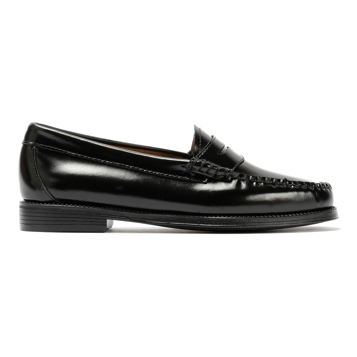 G. H. Bass Weejun II Mocassins En Cuir Pour Femmes Noirs