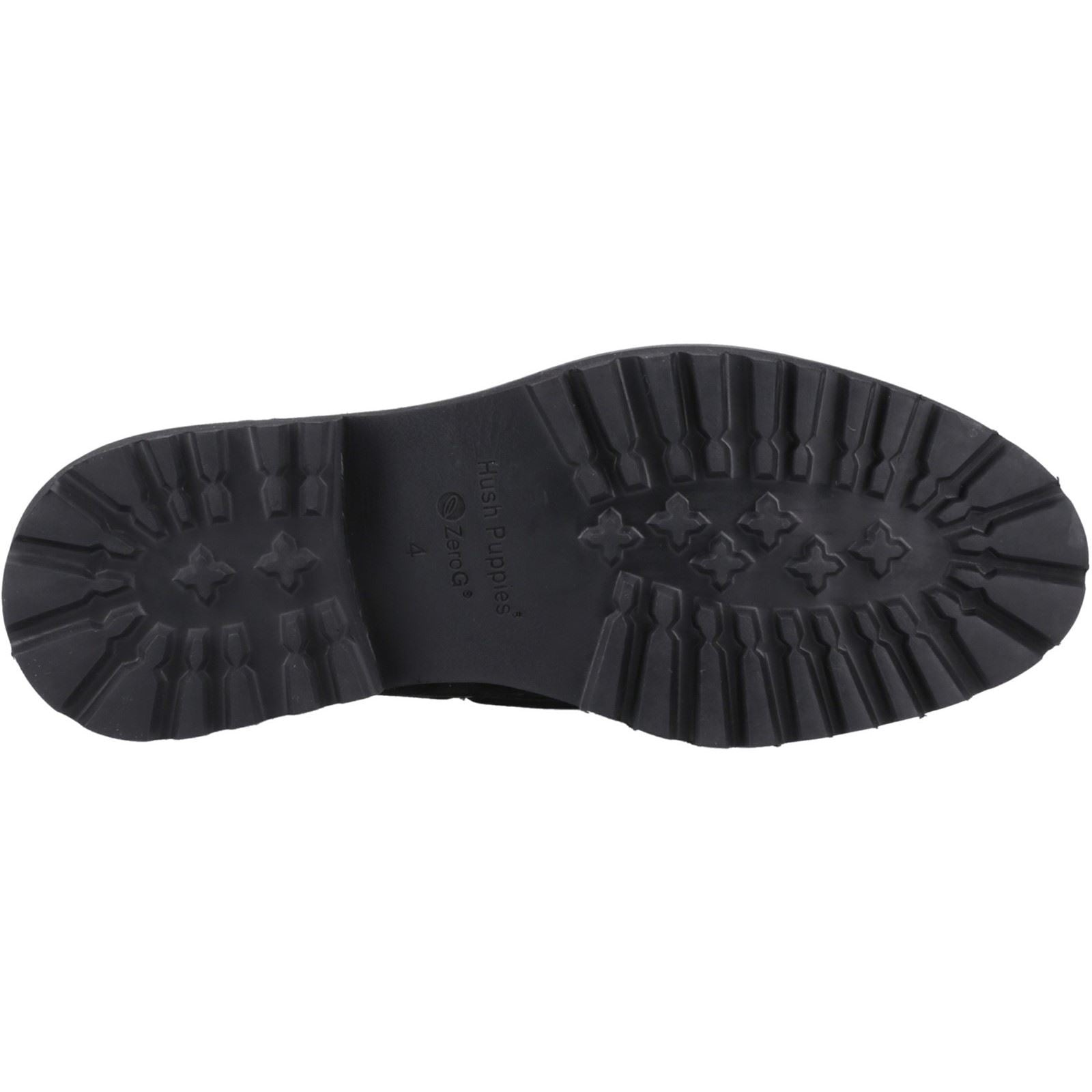 Hush Puppies Geri Femmes Suédoises Mocassins Noirs