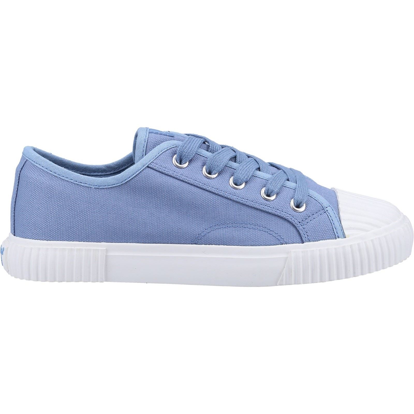 Hush Puppies Brooke Baskets En Tissu Bleu Pour Femme.