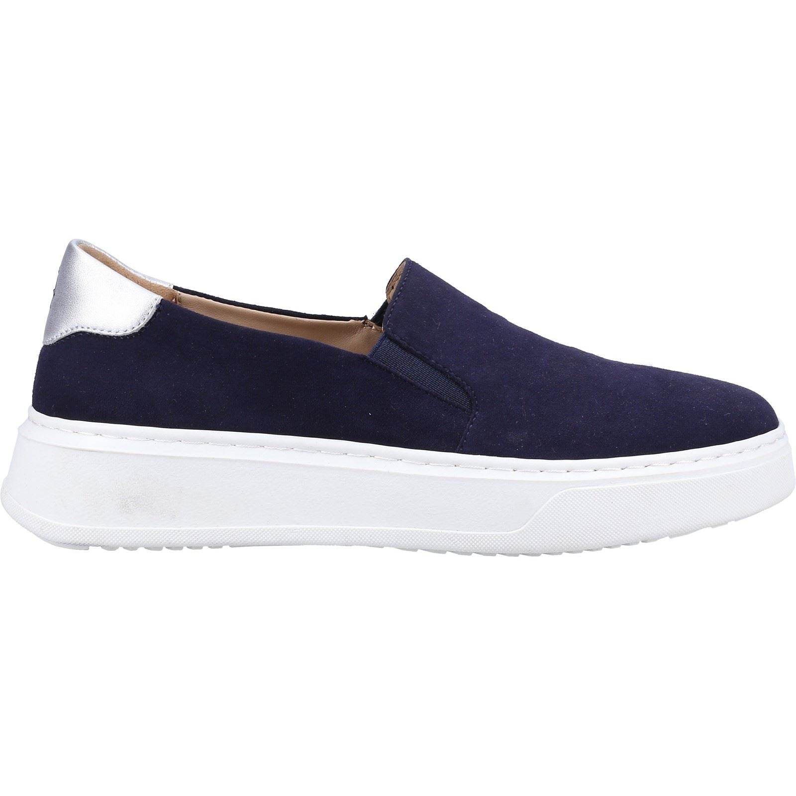 Hush Puppies Corinne Baskets En Cuir Pour Femme, Couleur Marine