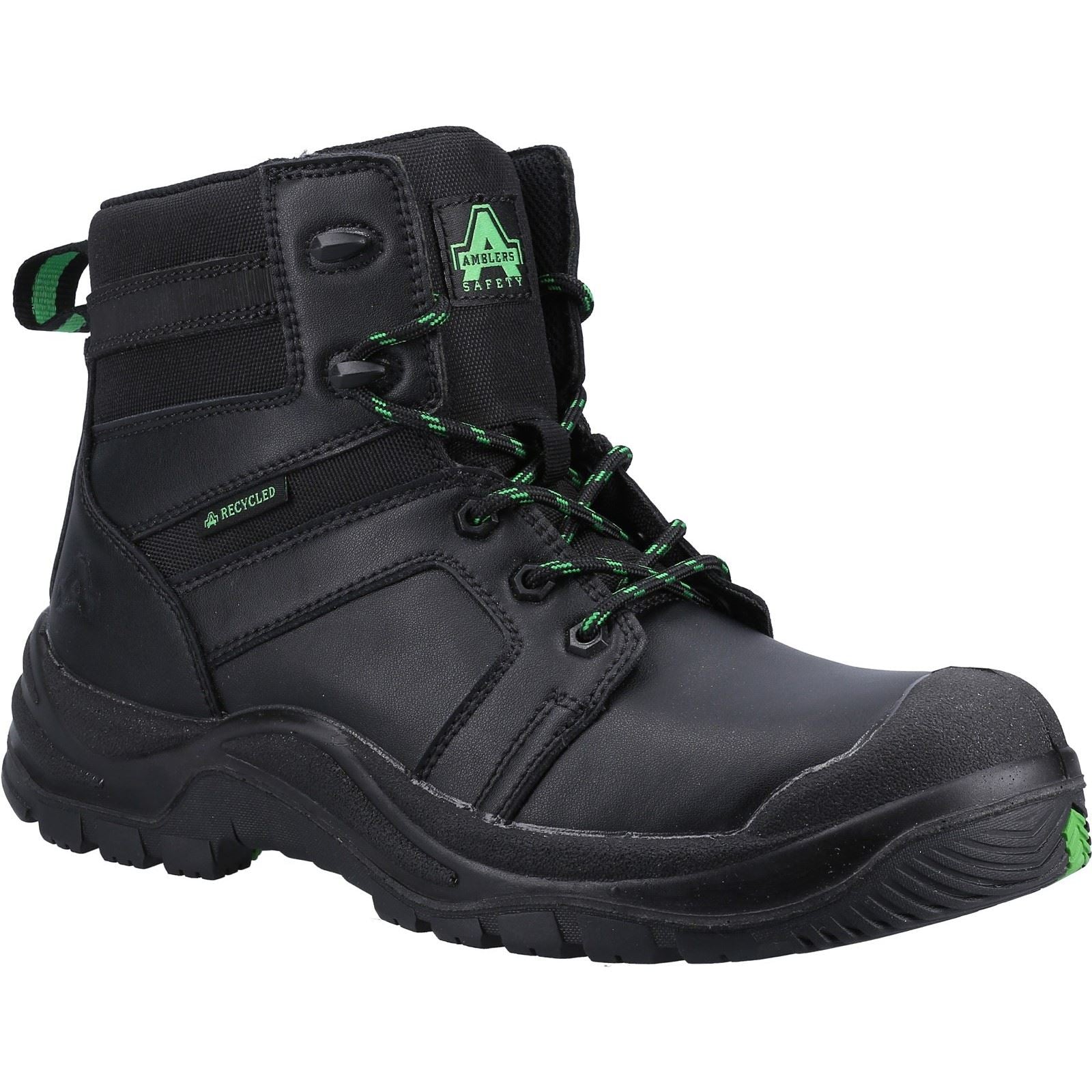 Amblers Safety  Bottes De Sécurité En Cuir Noir 502