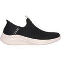 Skechers Ultra Flex 3.0 Sneakers Pour Femmes En Textile Noir/Or Rose