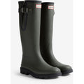 Hunter Downpour Adjustable Boot Bottes En Caoutchouc Pour Femmes, Couleur Olive Foncé/Noir