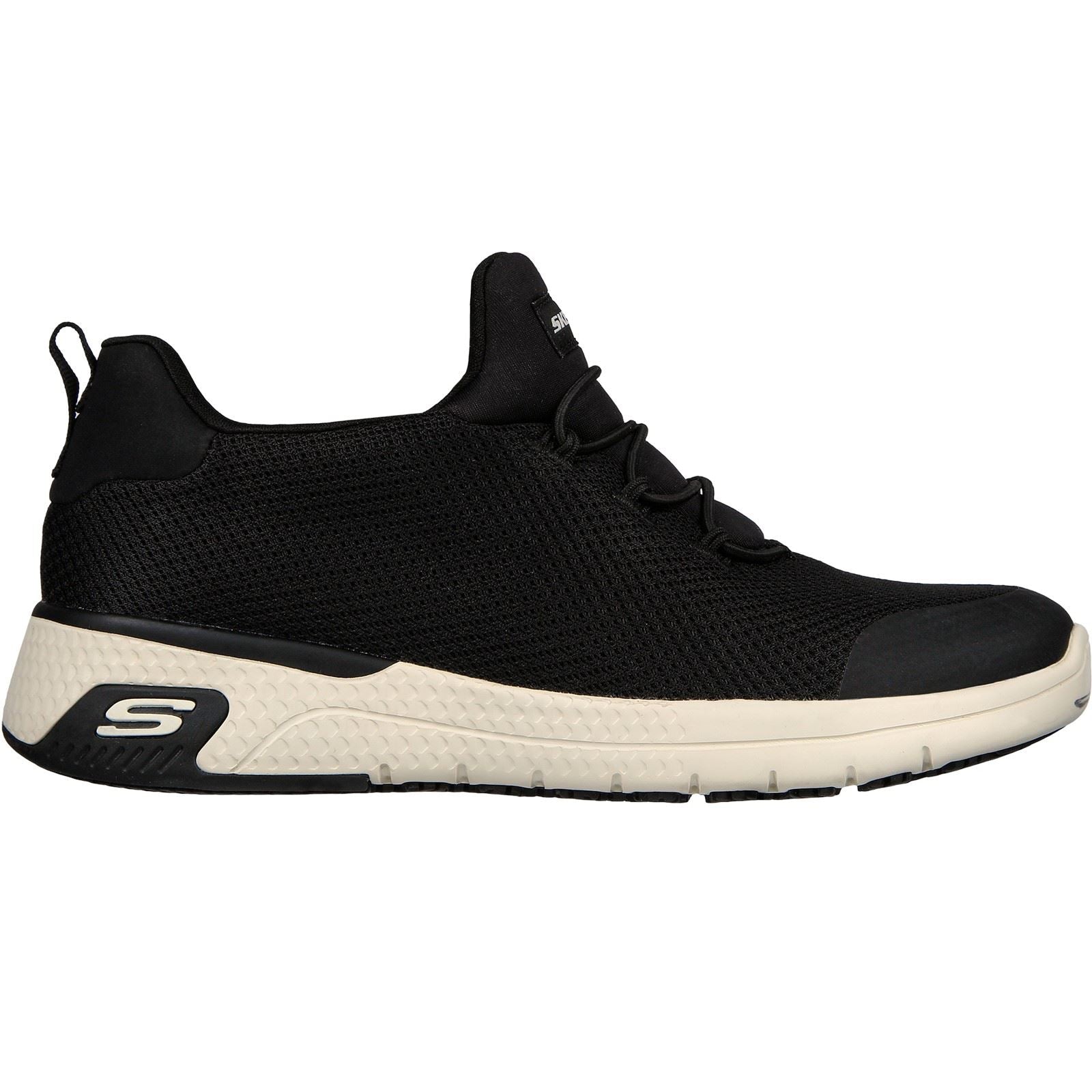 Skechers Workwear Marsing - Waiola SR Chaussures De Sport Pour Femmes En Mesh Noir/blanc