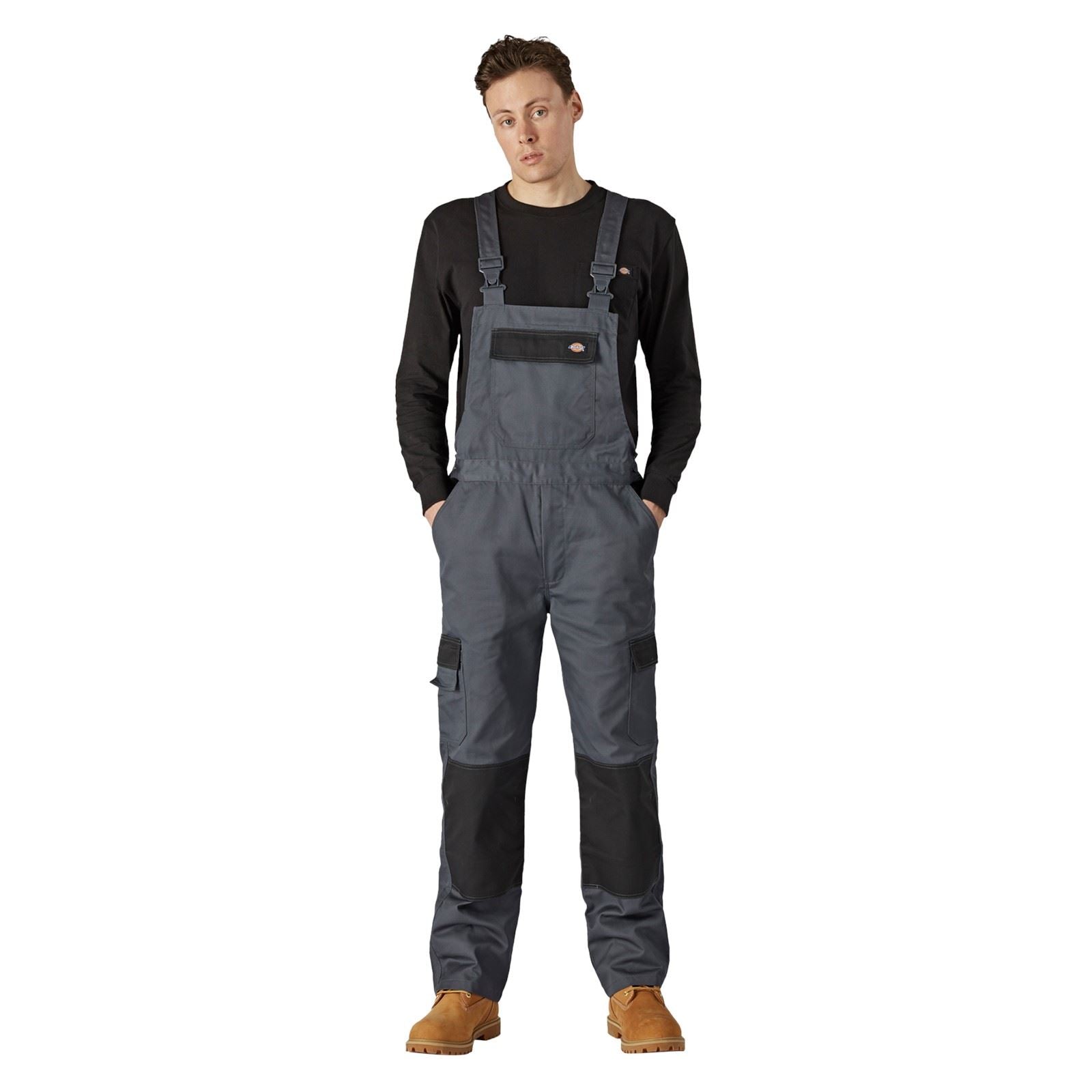 Dickies Everyday Bib and Brace Combinaison De Travail Grise En Polyester Pour Hommes