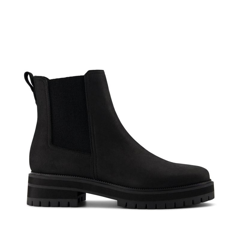 TOMS Bennet Bottes En Cuir Noires Pour Femmes