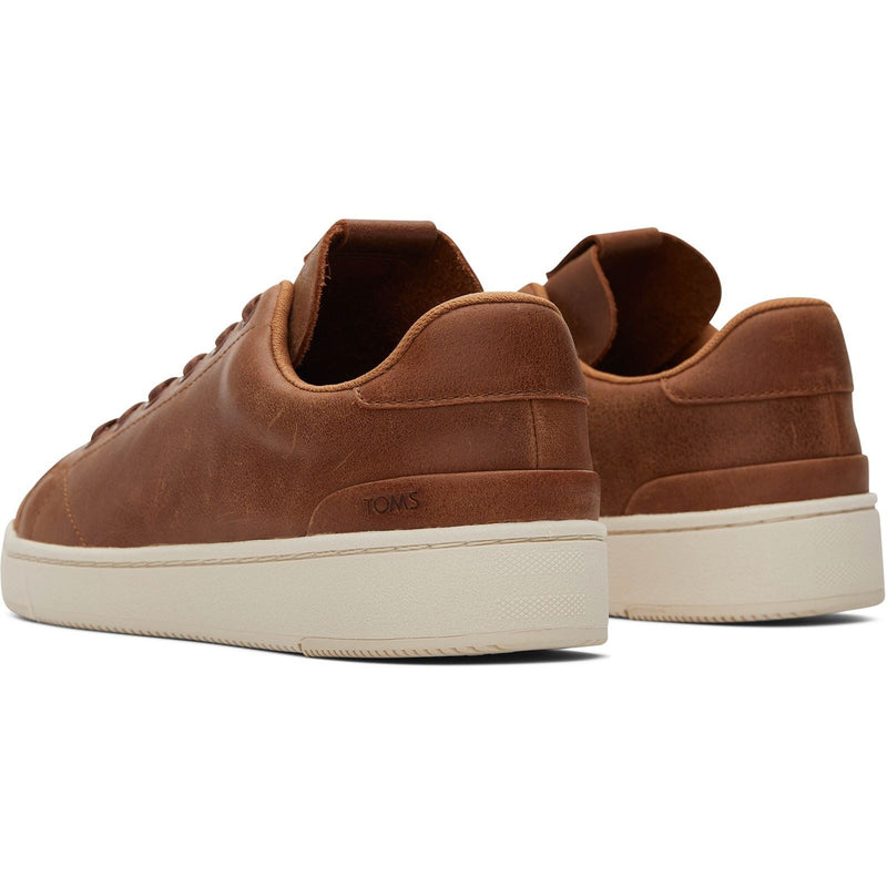 TOMS TRVL Lite 2.0 Baskets En Cuir Pour Hommes Couleur Beige