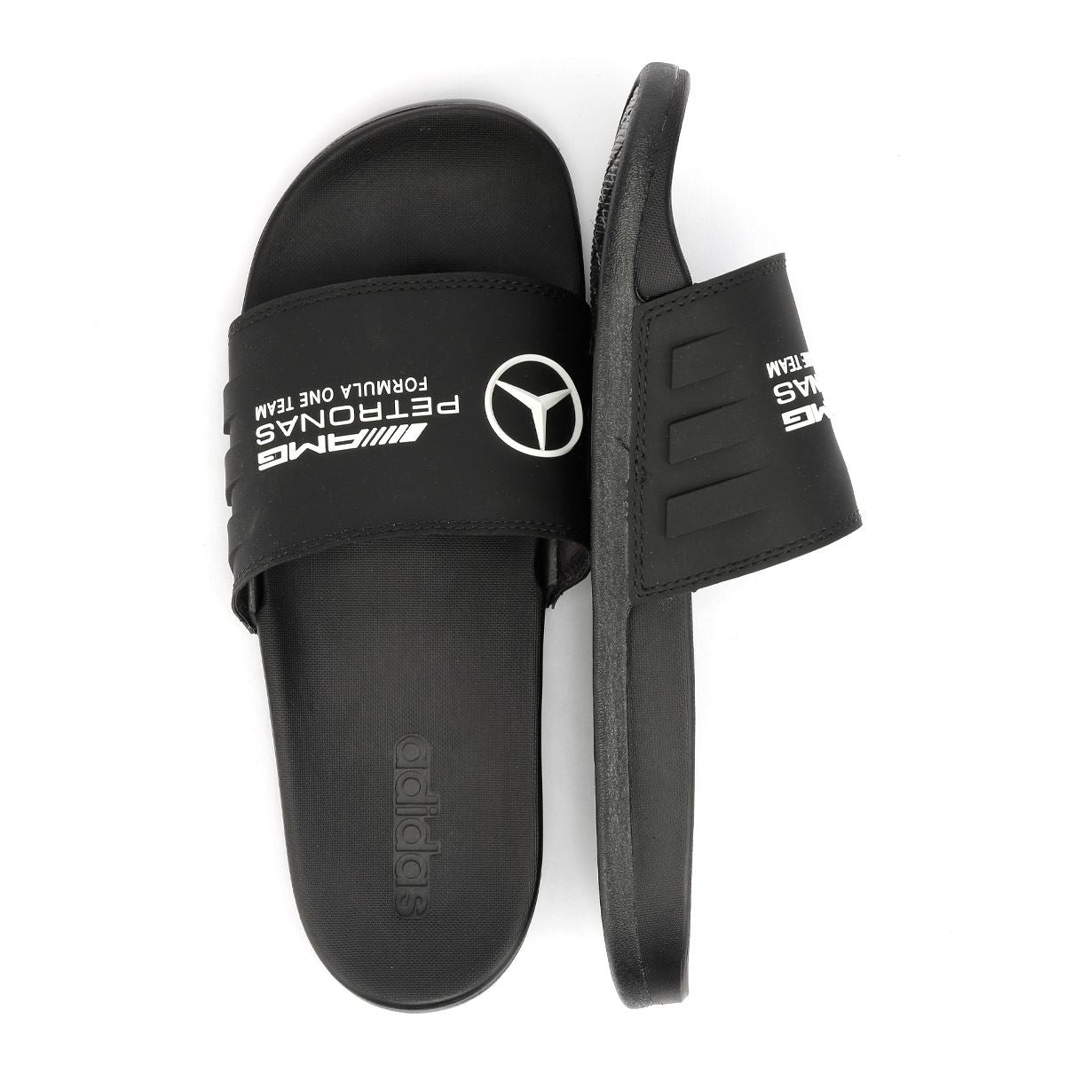 Adidas Adilette Comfort Mercedes Caoutchouc Noir Claquettes