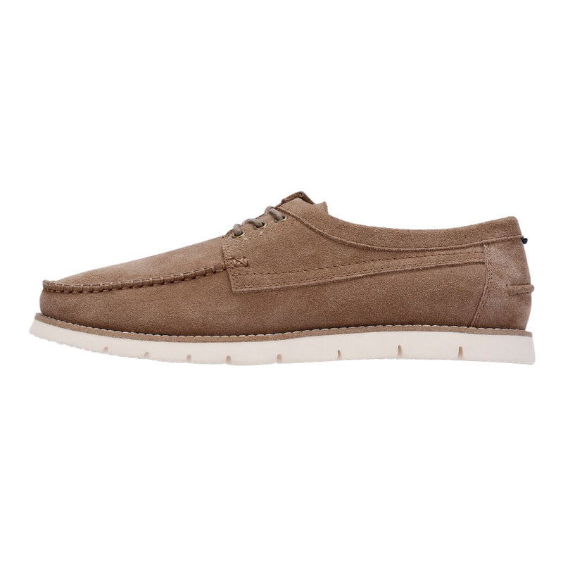 Ben Sherman Soho Chaussures Grises Pour Hommes En Daim À Lacets