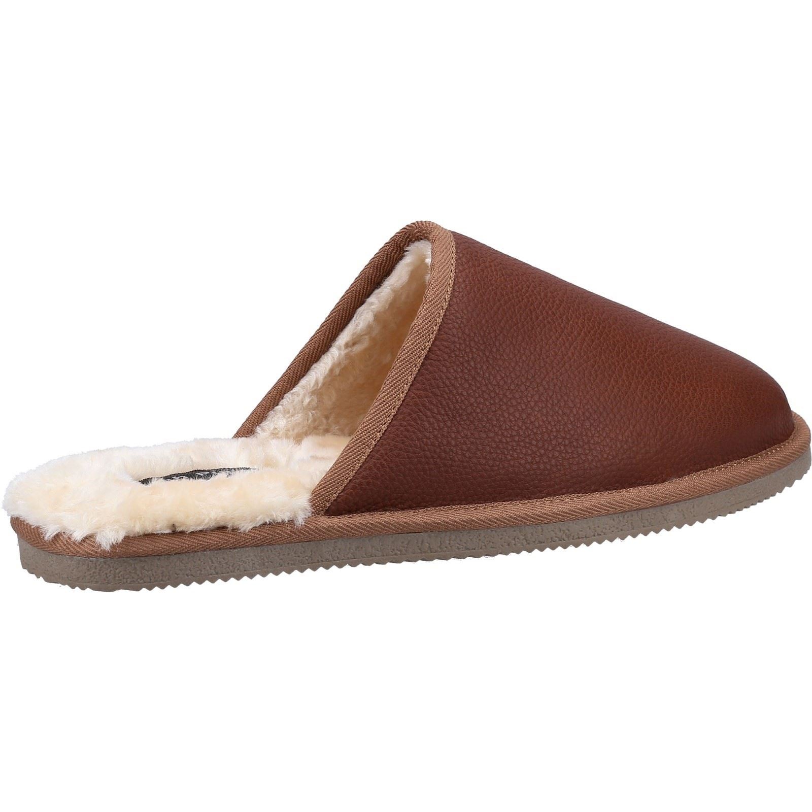 Hush Puppies Coady Chaussons Pour Hommes En Daim Couleur Beige