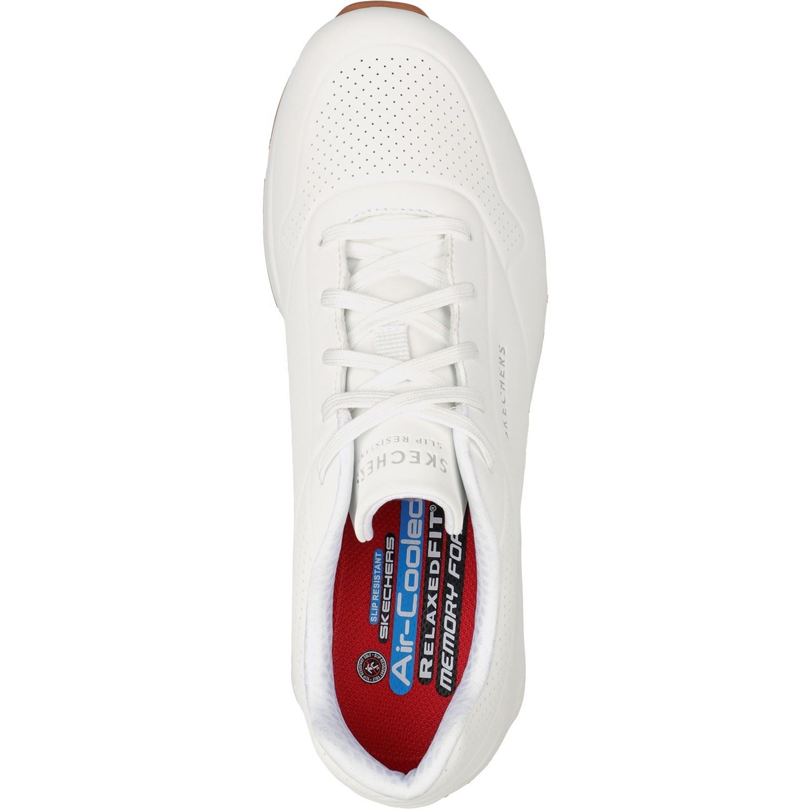 Skechers Workwear Work Relaxed Fit: Uno SR - Sutal Baskets De Sécurité Blanches Pour Homme