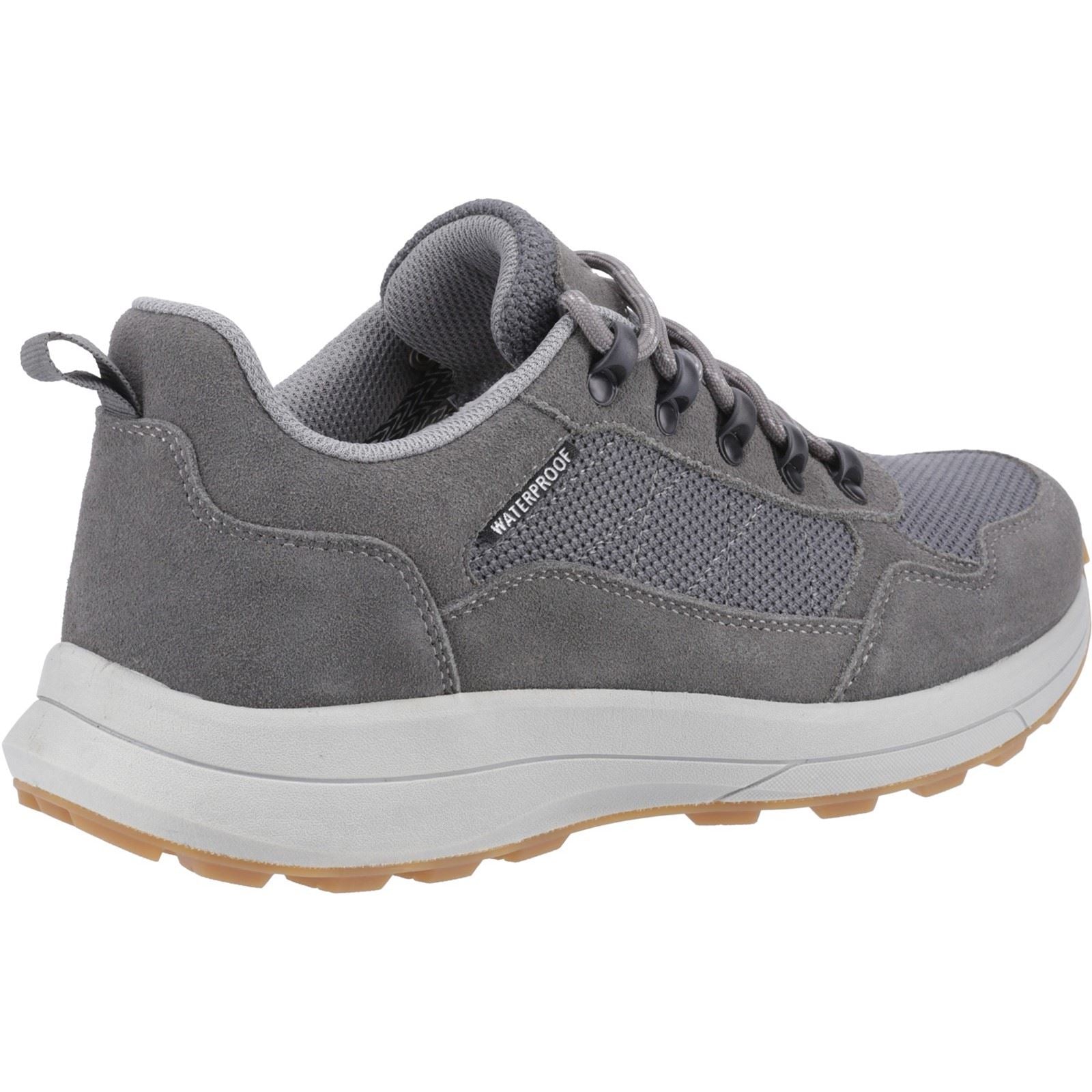 Cotswold Elmfield Baskets Grises Pour Hommes En Maille Suédoise